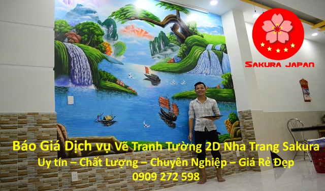 Báo giá Vẽ Tranh Tường 2D ở tại Nha Trang Nghệ Thuật Chuyên nghiệp Giá rẻ đẹp nhất 13