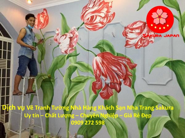 Dịch vụ Vẽ Tranh Tường Nhà Hàng Khách Sạn Nha Trang