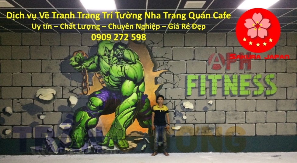 Vẽ Tranh Tường Nha Trang Quán Cafe 4
