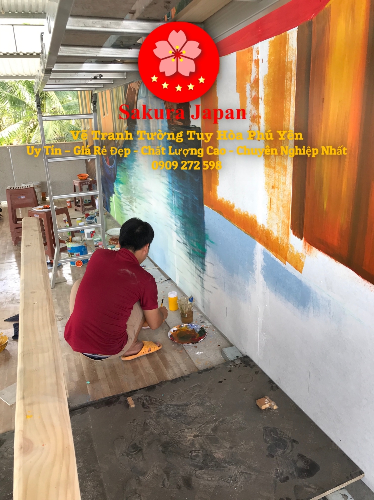 Dịch Vụ Vẽ Tranh Tường Tuy Hòa Phú Yên Chuyên Nghiệp Rẻ Đẹp Nhất