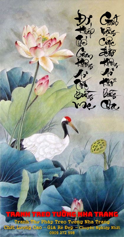 Tranh Thư Pháp Treo Tường Nha Trang Đẹp