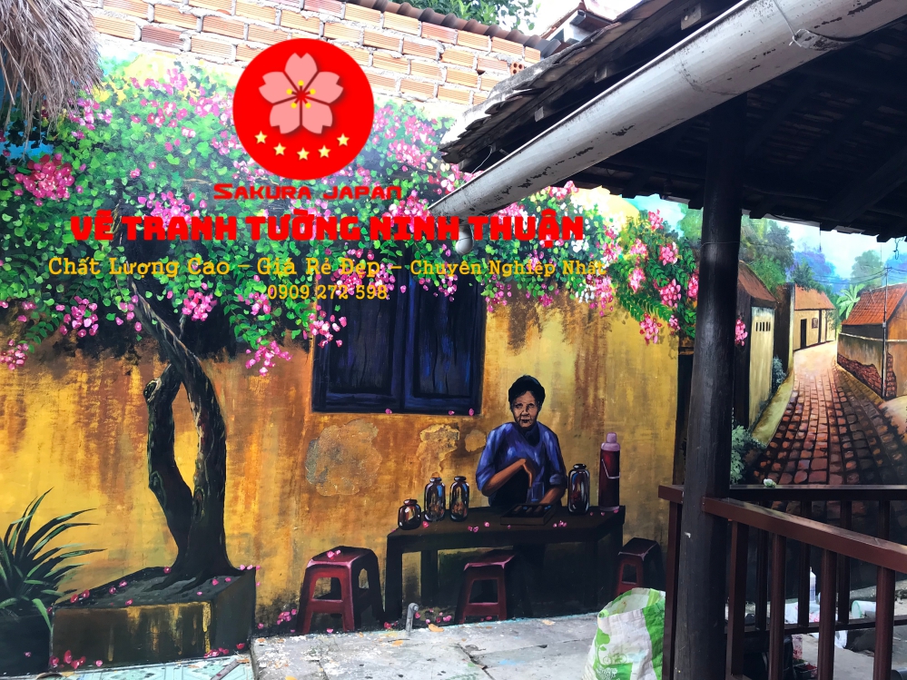 Dịch Vụ Vẽ Tranh Tường Ninh Thuận Rẻ Đẹp
