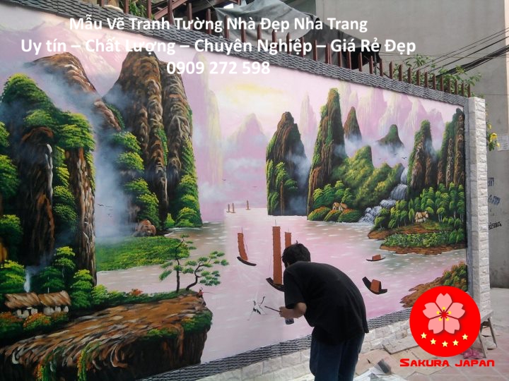 Vẽ Tranh Tường 2D 3D Rẻ Đẹp Nhất Nha Trang | Sakura | Chuyên Nghiệp