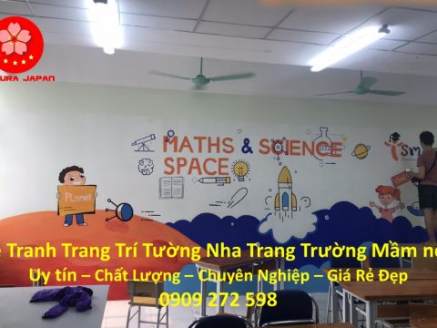 Vẽ Tranh Tường Nha Trang Cho Trường Mầm non